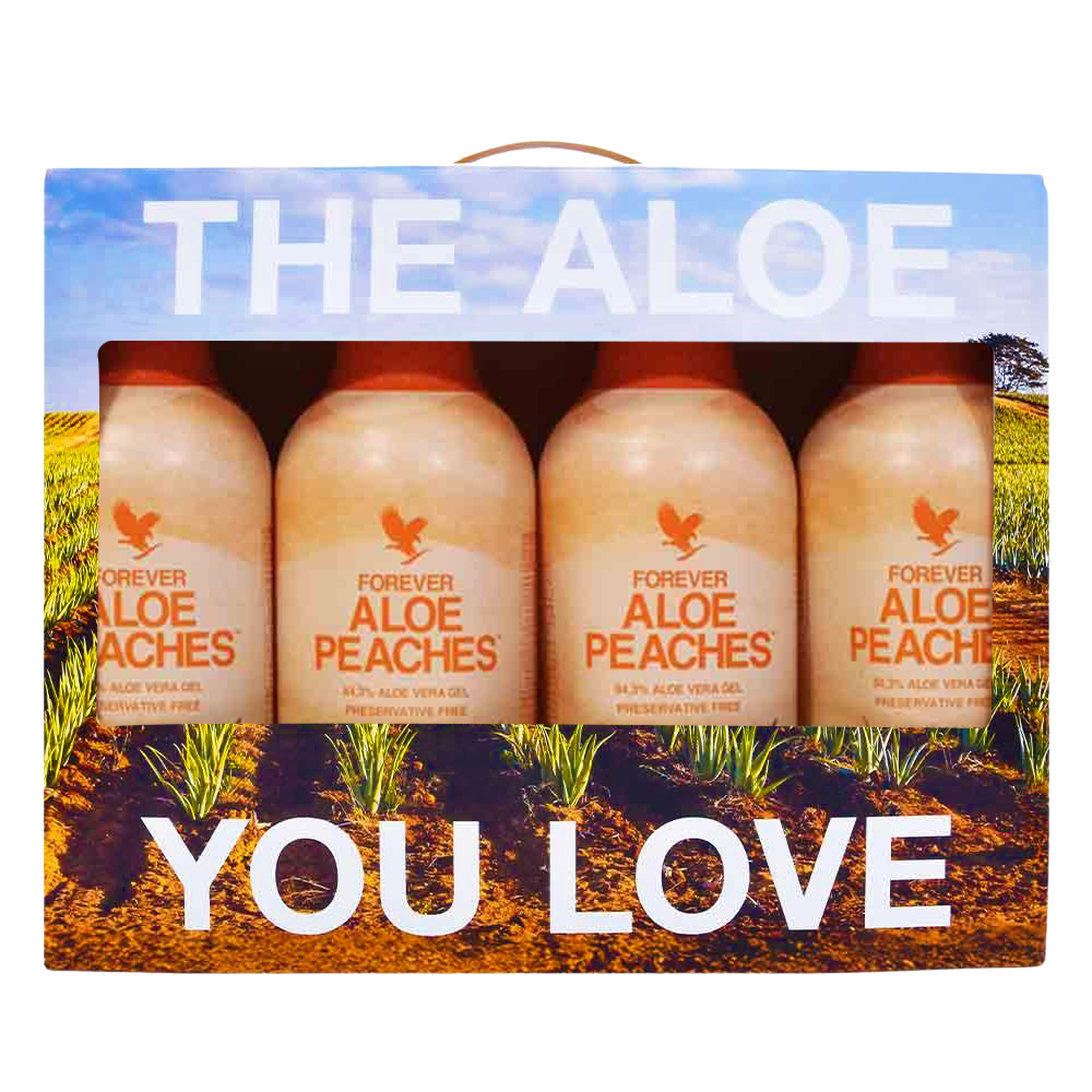 4 Pack Aloe Peaches