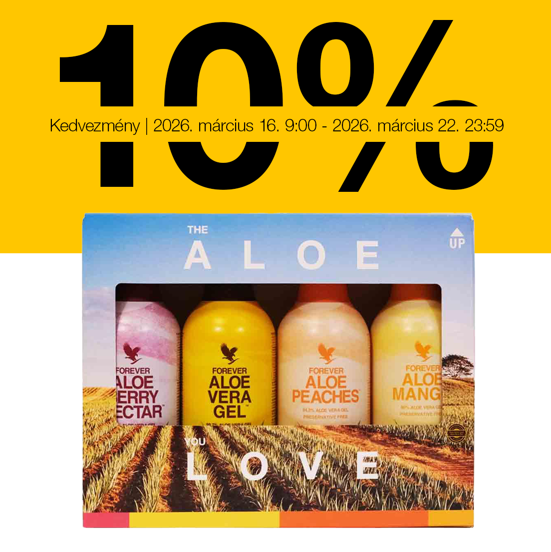 4 Pack Aloe Combo -10% Promo