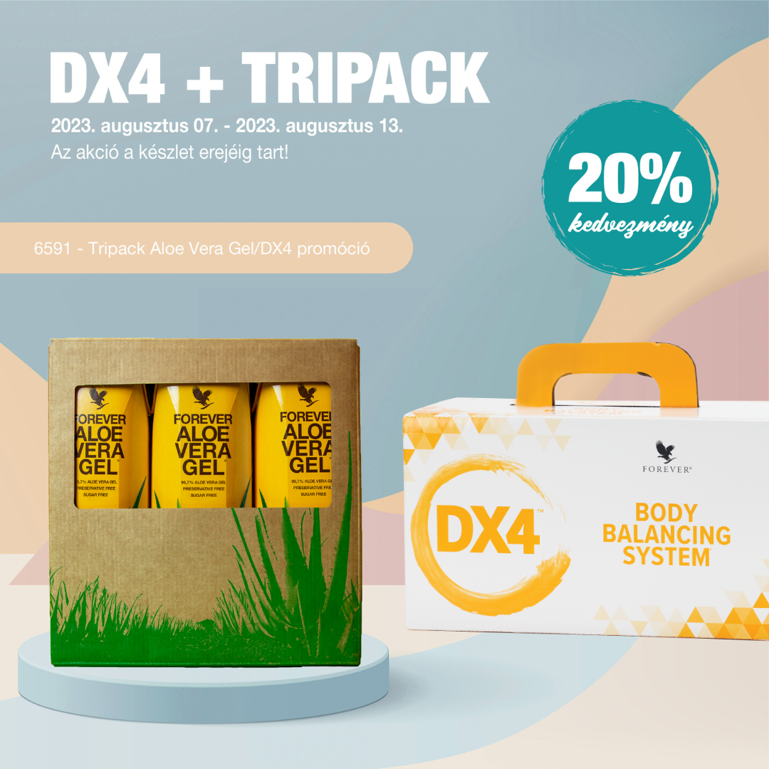 Tripack Aloe Vera Gel / DX4 promo